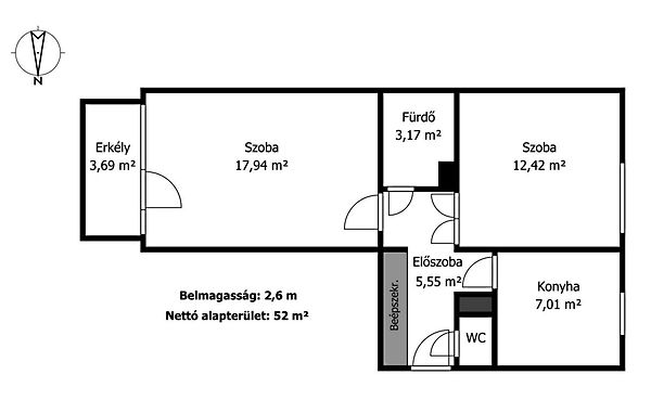 Kiadó lakás Kaposvár, Béke-Füredi ltp. 9. kép