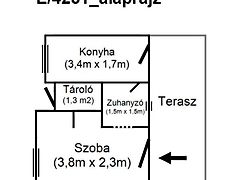 Eladó nyaraló Pilisszántó 3. kép