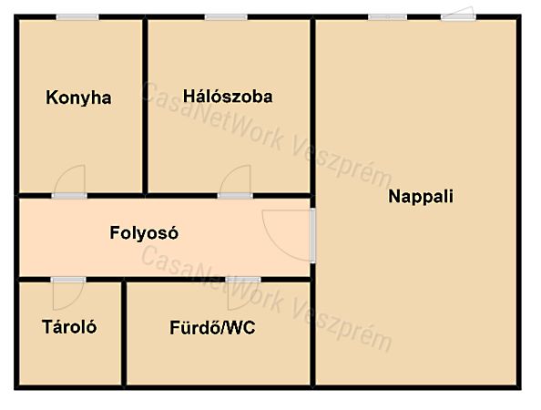 Kiadó lakás Veszprém 5. kép