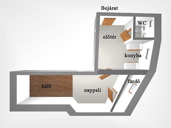 Kiadó lakás Sopron 4. kép