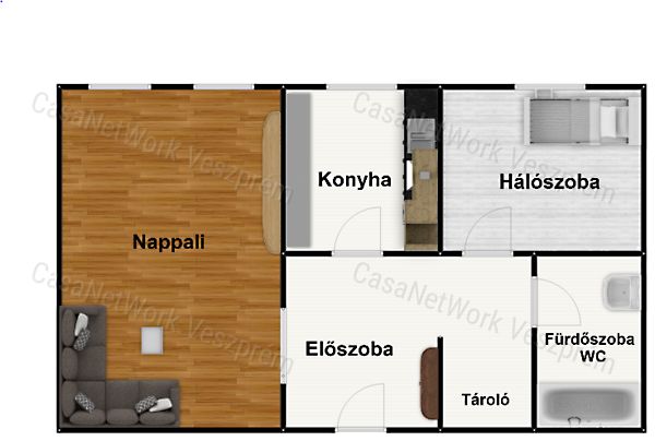 Eladó lakás Veszprém 7. kép