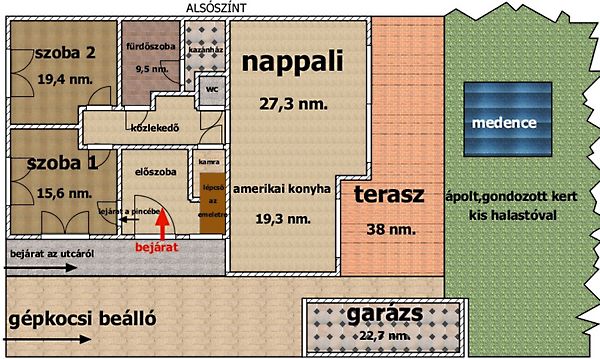 Eladó ház Budapest, XV. kerület, Rákospalota 19. kép