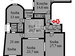 Kiadó lakás Miskolc 2. kép