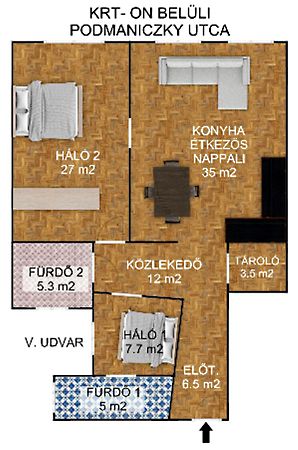 Eladó lakás Budapest, VI. kerület 1. kép