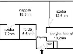 Eladó lakás Nyíregyháza 2. kép