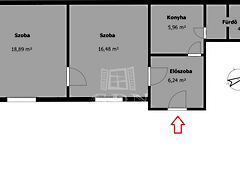 Kiadó lakás Miskolc 2. kép