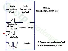 Eladó lakás Miskolc 3. kép