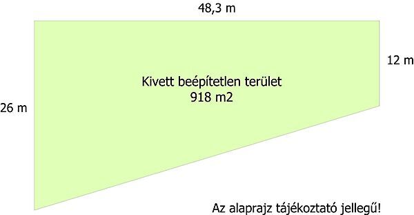 Eladó földterület Koroncó