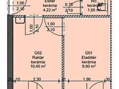 Eladó üzleti Szeged, Felsőváros 2. kép