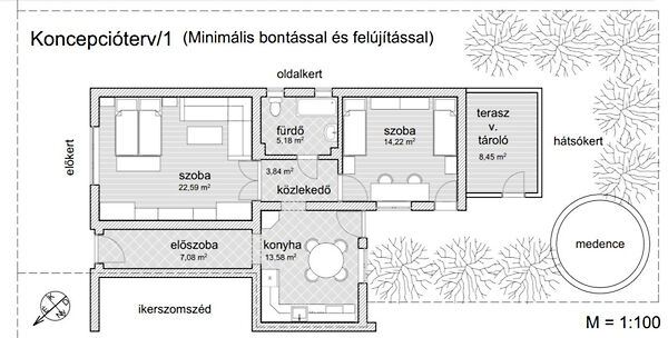 Eladó ház Budapest, XXI. kerület, Királyerdő