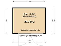 Eladó garázs Nagykanizsa, Belváros 5. kép