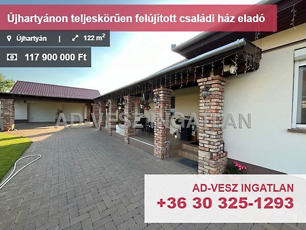 Eladó ház Újhartyán