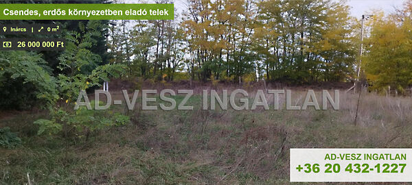Eladó földterület Inárcs