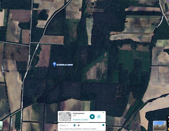 Eladó földterület Hajdúsámson
