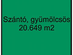 Eladó földterület Zsombó