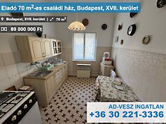 Eladó ház Budapest, XVII. kerület