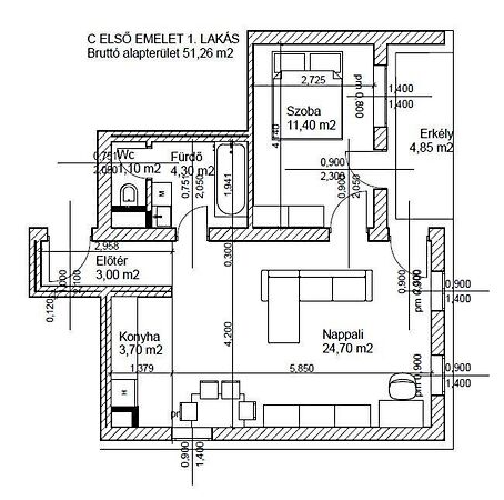 Eladó lakás Bicske