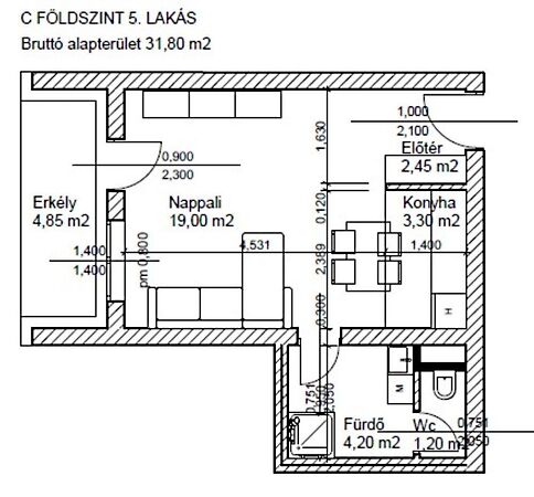 Eladó lakás Bicske