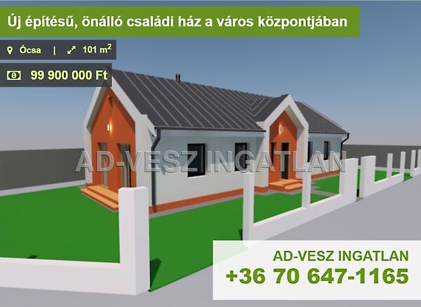 Eladó ház Ócsa