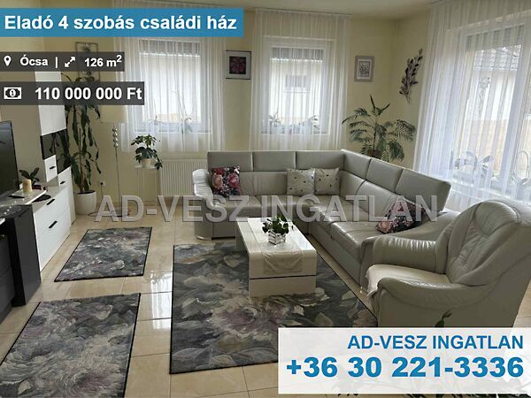 Eladó ház Ócsa