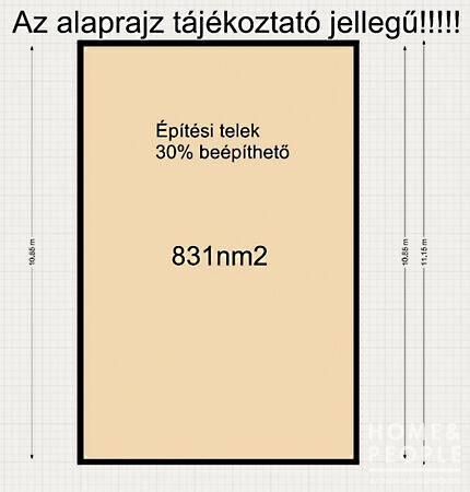 Eladó földterület Klárafalva