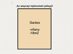 Eladó garázs Mórahalom