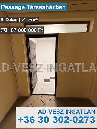 Eladó lakás Dabas
