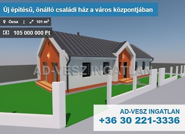 Eladó ház Ócsa