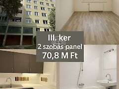 Eladó lakás Budapest, III. kerület