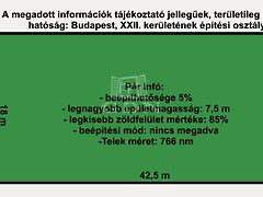 Eladó földterület Budapest, XXII. kerület 2. kép