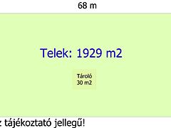 Eladó földterület Töltéstava