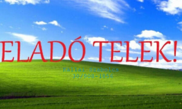Eladó földterület Levelek
