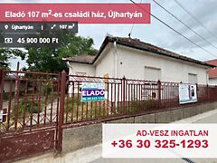 Eladó ház Újhartyán