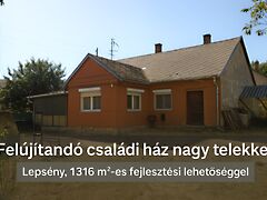 Eladó ház Lepsény