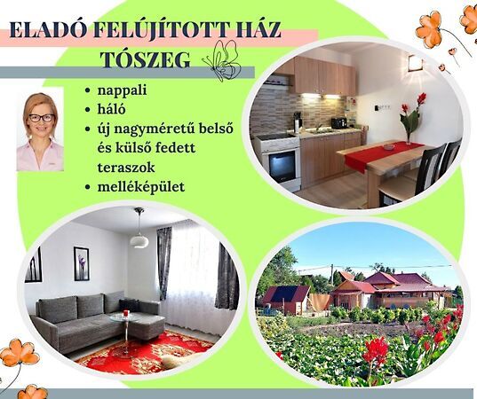 Eladó ház Tószeg