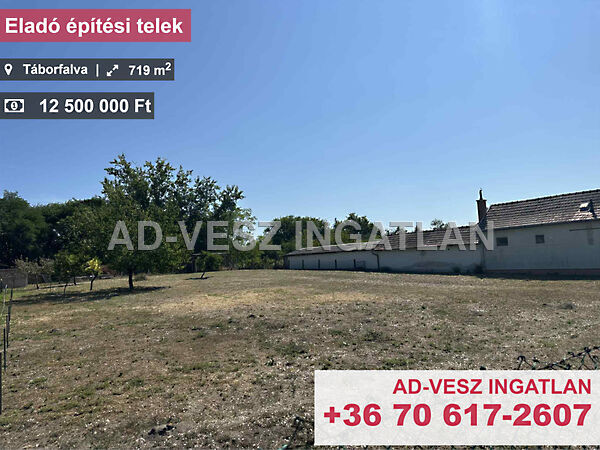 Eladó földterület Táborfalva