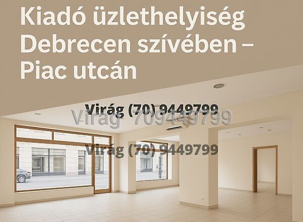 Kiadó üzleti Debrecen