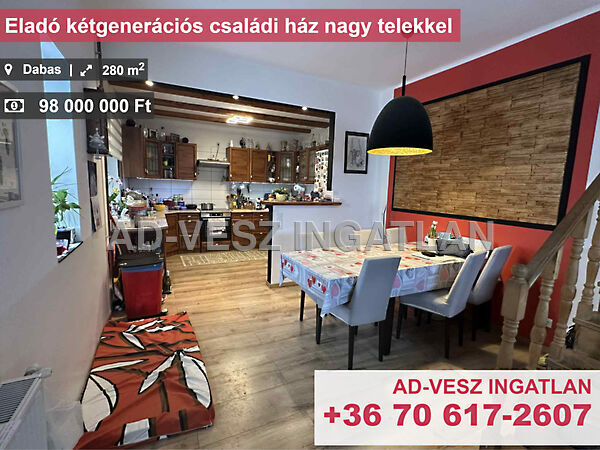 Eladó ház Dabas, Sári