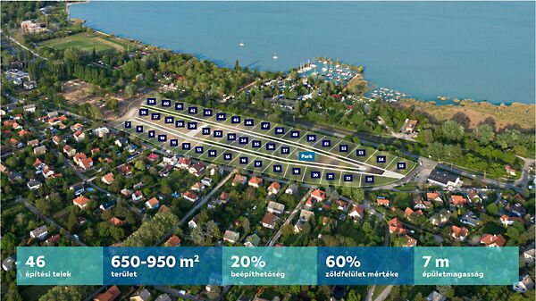 Eladó földterület Balatonalmádi, Belváros