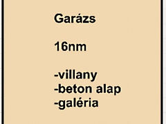 Eladó garázs Szeged, Tarján