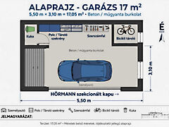 Eladó garázs Szeged