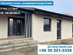 Eladó ház Ócsa