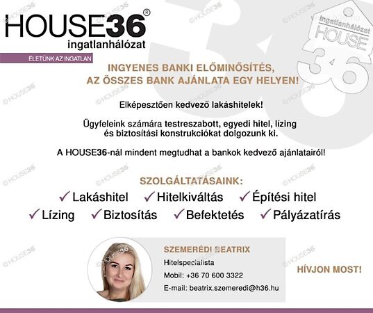 Eladó ház Kunszállás
