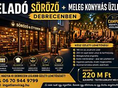 Eladó üzleti Debrecen