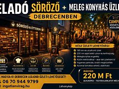 Eladó üzleti Debrecen