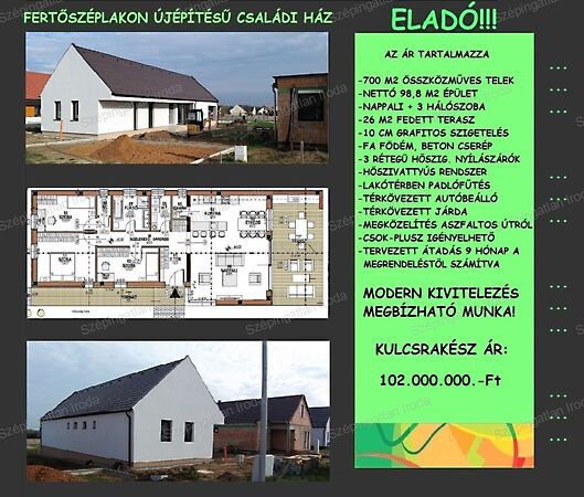 Eladó ház Fertőszéplak