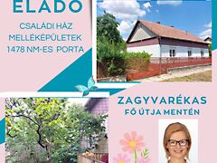 Eladó ház Zagyvarékas