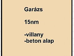 Eladó garázs Szeged, Petőfitelep